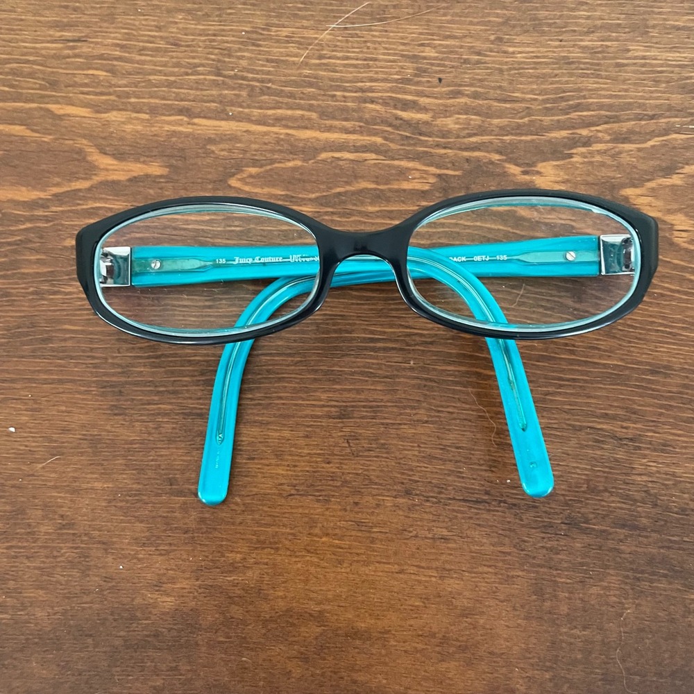 Juicy Couture‎ Live For Sugar Splashback Blue Black Kids Eyeglass Frames Only